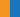 arancione e blu