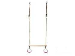 Trapezio ginnico con cerchi rotondi