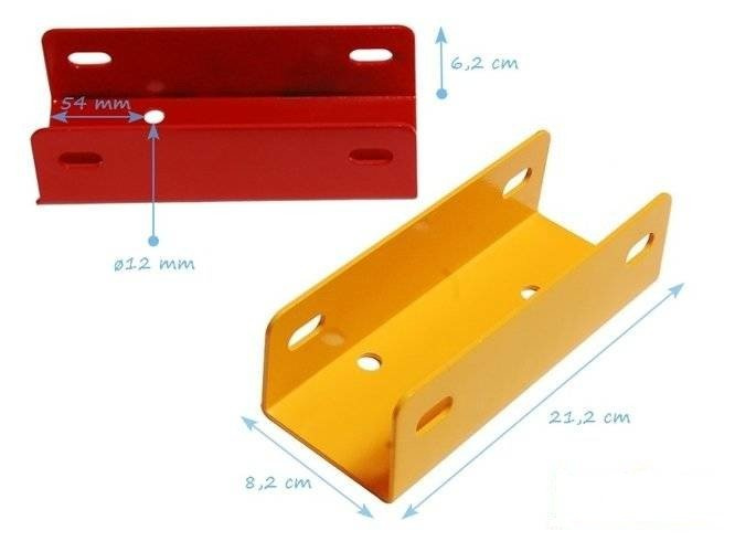 Pezzo a C per bilanciere a molla