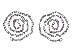 Set di catene a punto singolo in acciaio inox 5 mm - 1,8 m