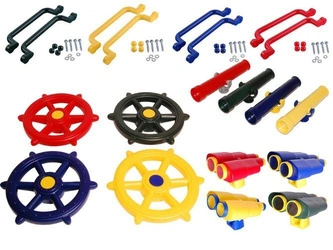 Set di maniglie, timone + Binocolo + Telescopio - accessori per l'oscillazione