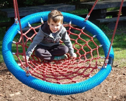 Altalena a nido di cicogna 120 cm per parco giochi pubblico