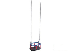 Altalena a secchiello + set di catene zincate da 5 mm - 1,8 m