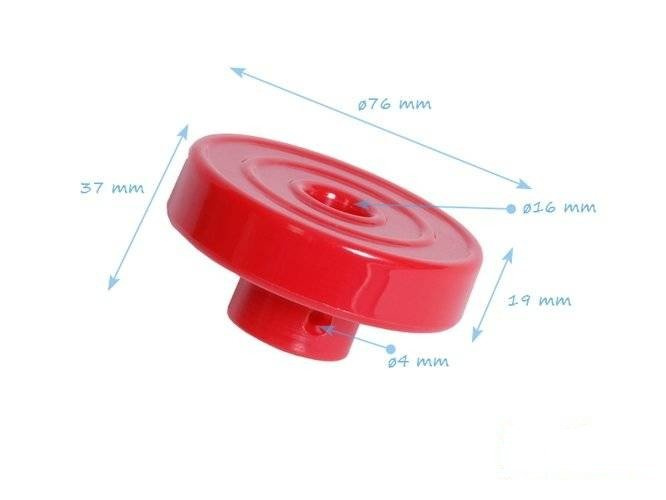 Nodo in plastica per corda da 16 mm