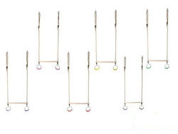 Trapezio ginnico con cerchi rotondi