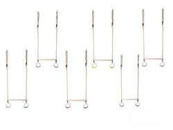 Trapezio ginnico con cerchi rotondi