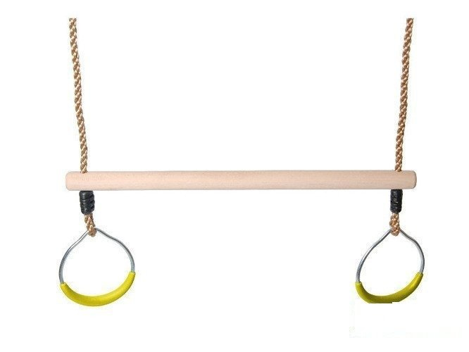 Trapezio ginnico con cerchi rotondi