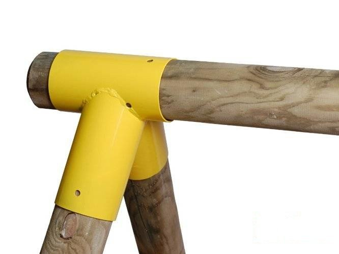 2 x attacco per trave Ø100 mm, 100°