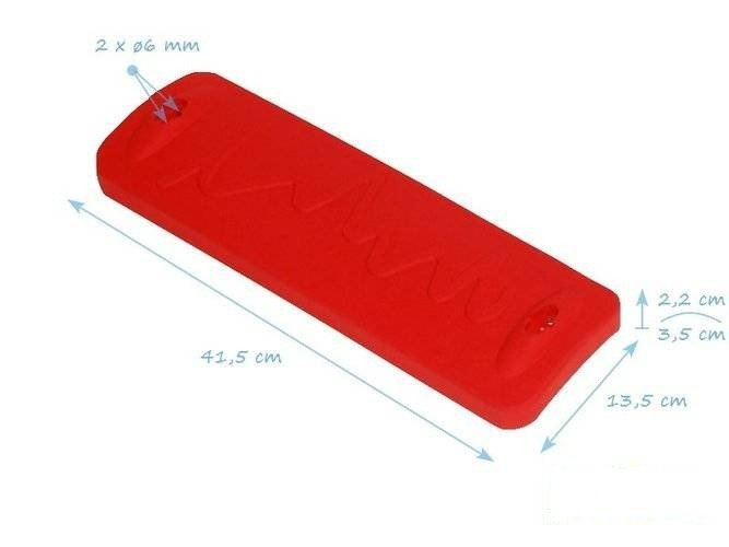 Altalena piatta ECO per parco giochi pubblico