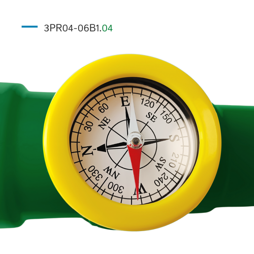 Telescopio con bussola per il parco giochi