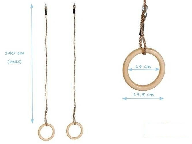 Ruote ginniche in legno