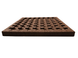 Tappeto in gomma 500x500x45 mm