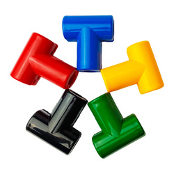 Connettore a T per cavo rinforzato Ø16 mm