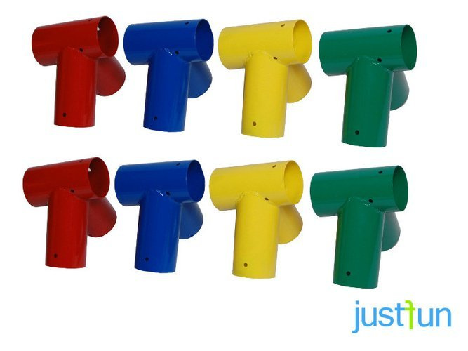 2 x attacco per trave Ø100 mm, 100°