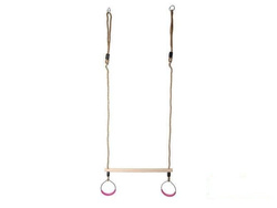 Trapezio ginnico con cerchi rotondi