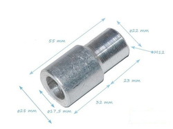 Anello in alluminio M12