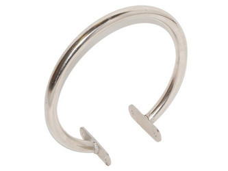 Maniglia in acciaio inox per trave di equilibrio Ø240