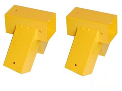 2 x raccordi per travi 90x90 mm, 100
