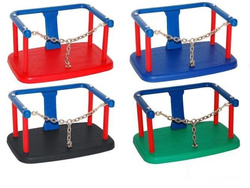 Altalena a secchio con catena + Set di catene zincate 6 mm - 1,8 m