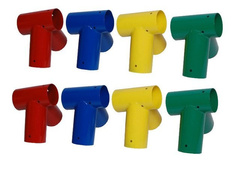 2 x attacco per trave Ø100 mm, 100°