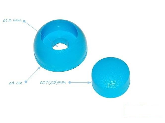 Set di tappi di chiusura per travi tonde