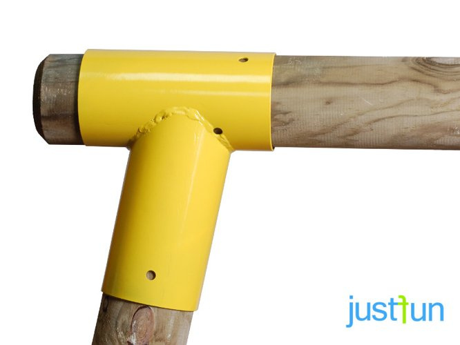 2 x attacco per trave Ø100 mm, 100°