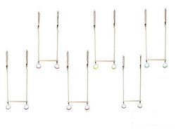 Trapezio ginnico con cerchi rotondi