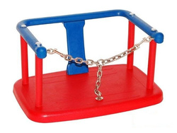 Altalena a secchiello con catena per parco giochi pubblico