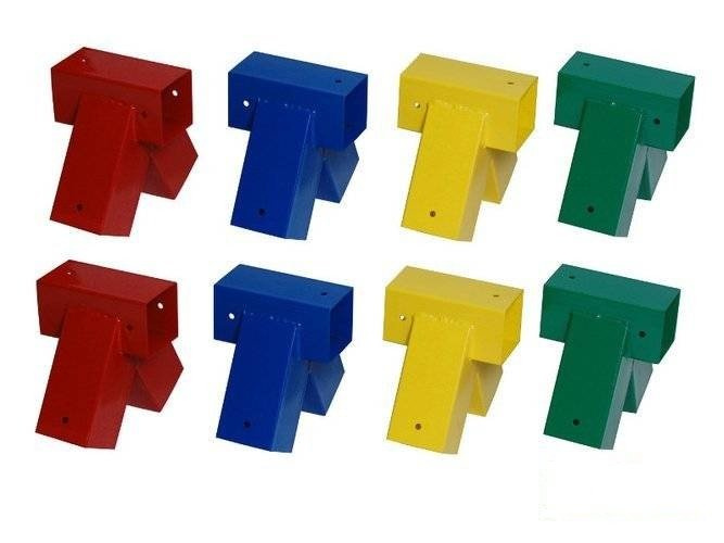 Connettore per raggi 90x90 mm, 90°