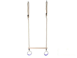 Trapezio ginnico con cerchi rotondi