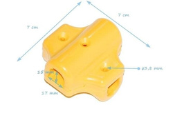  Connettore X per cavo rinforzato ø16 mm