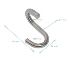 Connettore S per cavo rinforzato da 18 mm