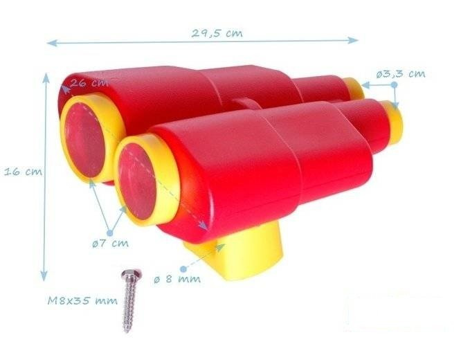 Binocolo per casette da gioco