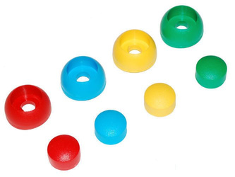 Set di tappi di chiusura per travi tonde