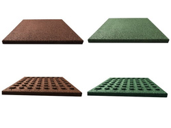 Tappeto in gomma 500x500x35 mm