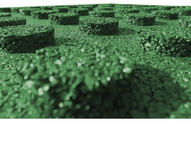 Tappeto in gomma 500x500x35 mm