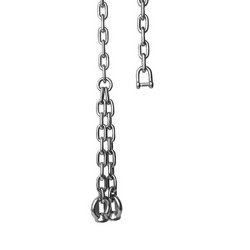 Set di catene in acciaio inossidabile da 6 mm - 1,8 m