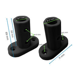Base per fissare a terra il cavo rinforzato ECO da 16 mm