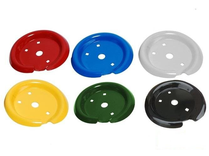 Piastra metallica per la molla