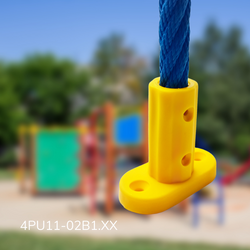 Base per l'ancoraggio a terra del cavo rinforzato ECO da 16 mm