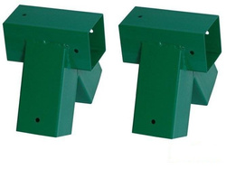 2 x Connettore per raggi 90x90 mm, 90°