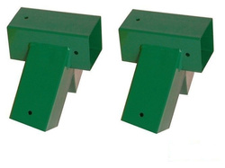 2 x raccordi per travi 90x90 mm, 100