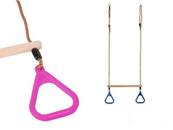 Trapezio ginnico con cerchi triangolari