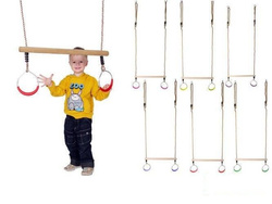 Trapezio ginnico con cerchi rotondi