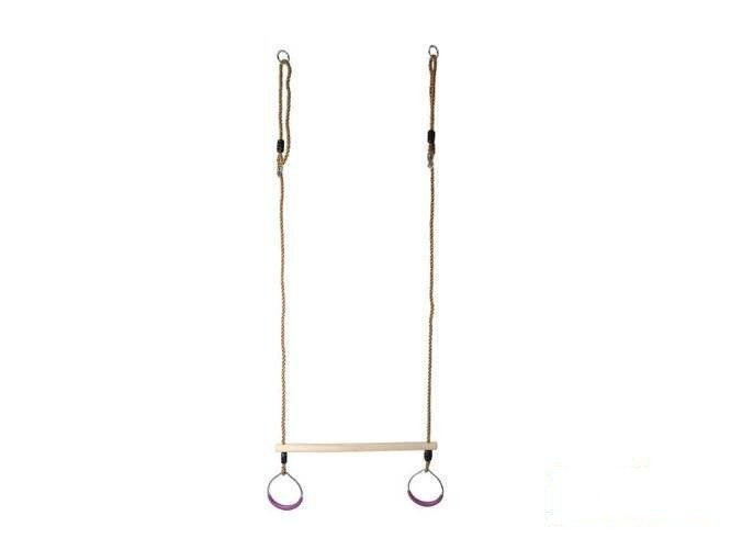 Trapezio ginnico con cerchi rotondi