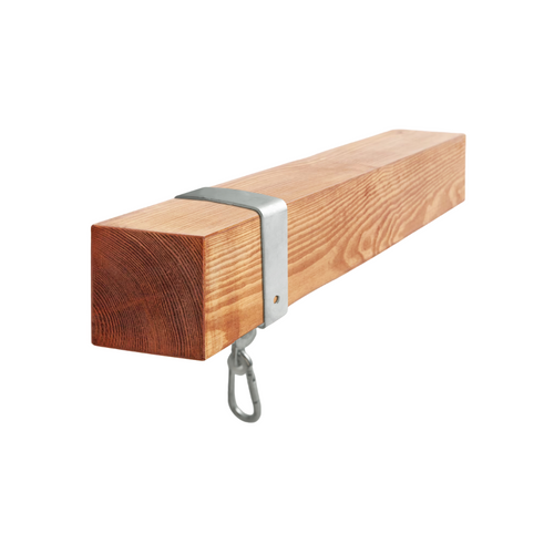 Staffa in metallo per battente 90x90