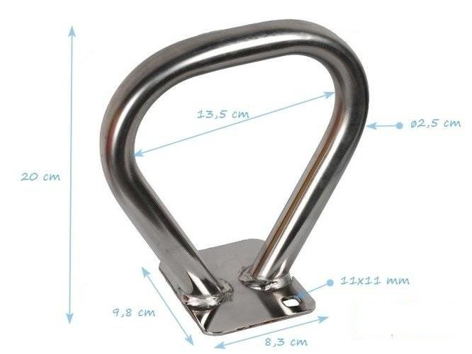 Maniglia per trave d'equilibrio