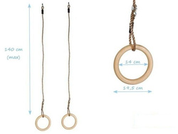 Ruote ginniche in legno