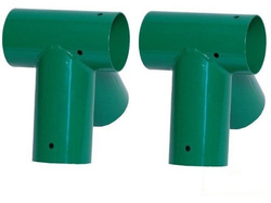 2 x raccordo per trave Ø100 mm, 90°
