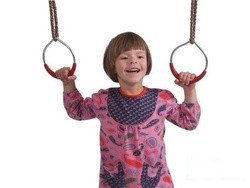 Set da ginnastica Trapezio-ring-sedile per bambini